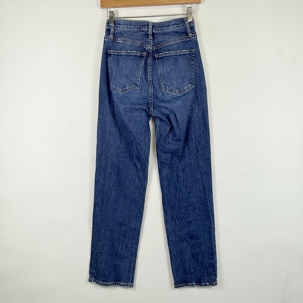 Silver Jeans Womens 24 x 28 Slim Straight Leg‎ Distressed Raw Rodeo Western Boho - Picture 4 of 7